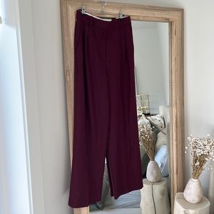 Aritzia Wilfred Effortless Checkered Pant